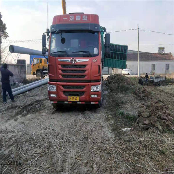 安徽滁州定遠12米預應力水泥電線桿30根今天發(fā)到，老客戶了